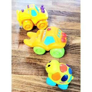 Playskool Chuck & Friends Soft Wheel Pals Bulldozer Forklift Hasbro Lot of 3